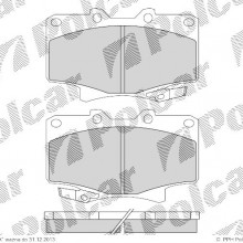 Klocki hamulcowe (4szt. komplet) TOYOTA LAND CRUISER Hardtop (_J7_), 07.1990 - 05.1996 (DELPHI)