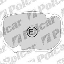 Klocki hamulcowe (4szt. komplet) TOYOTA COROLLA Verso (_E12J_), 09.2001 - 05.2004 (DELPHI)