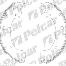 Szczki hamulcowe (komplet) RENAULT TRAFIC nadwozie pene (TXX), 05.1989 - 03.2001 (DELPHI)