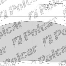 Klocki hamulcowe (4szt. komplet) RENAULT MASTER I nadwozie pene (T__), 07.1980 - 07.1998 (DELPHI)