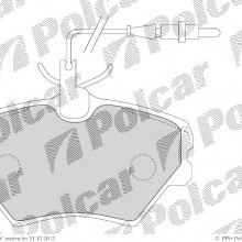 Klocki hamulcowe (4szt. komplet) RENAULT LAGUNA (B56_, 556_), 11.1993 - 03.2001 (DELPHI)