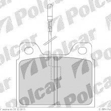 Klocki hamulcowe (4szt. komplet) PEUGEOT 504 pick - up (E_), 01.1980 - 12.1989 (DELPHI)