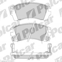 Klocki hamulcowe (4szt. komplet) NISSAN SUNNY III Liftback (N14), 10.1990 - 10.1995 (DELPHI)