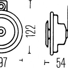Klakson HELLA 3AL 002 952-011