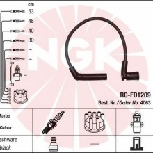 Zestaw przewodw zaponowych NGK 4063