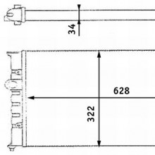Chodnica silnika HELLA 8MK 376 713-424