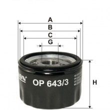 Filtr oleju FILTRON OP643/3 - darmowa dostawa do 5000 warsztatw Motointegrator Partner i 170 sklepw Inter Cars