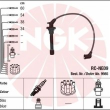 Zestaw przewodw zaponowych NGK 9985