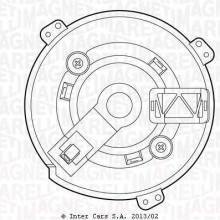 Silnik dmuchawy MAGNETI MARELLI 069412520010