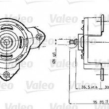 Silnik wentylatora chodnicy VALEO 698317