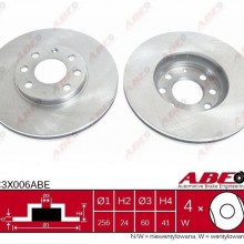 Tarcza hamulcowa ABE C3X006ABE - darmowa dostawa do 5000 warsztatw Motointegrator Partner i 170 sklepw Inter Cars