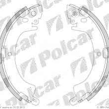 Szczki hamulcowe (komplet) MITSUBISHI L 300 platforma / podwozie (P1_T ), 04.1994- (DELPHI)