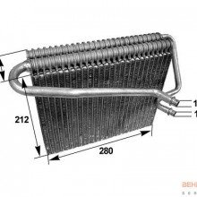 Parownik klimatyzacji HELLA 8FV 351 211-031