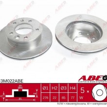 Tarcza hamulcowa ABE C3M022ABE - darmowa dostawa do 5000 warsztatw Motointegrator Partner i 170 sklepw Inter Cars