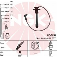 Zestaw przewodw zaponowych NGK 5355