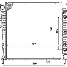 Chodnica silnika NRF 53961 - darmowa dostawa do 5000 warsztatw Motointegrator Partner i 170 sklepw Inter Cars