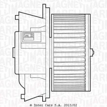 Silnik wentylatora nagrzewnicy MAGNETI MARELLI 069412503010