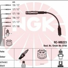 Zestaw przewodw zaponowych NGK 0758