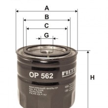 Filtr oleju FILTRON OP562 - darmowa dostawa do 5000 warsztatw Motointegrator Partner i 170 sklepw Inter Cars
