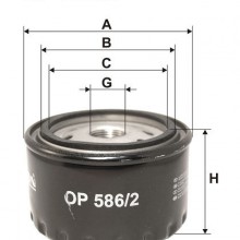 Filtr oleju FILTRON OP586/2 - darmowa dostawa do 5000 warsztatw Motointegrator Partner i 170 sklepw Inter Cars