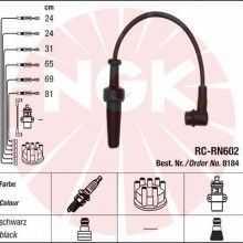 Zestaw przewodw zaponowych NGK 8184