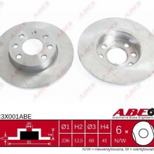 Tarcza hamulcowa ABE C3X001ABE - darmowa dostawa do 5000 warsztatw Motointegrator Partner i 170 sklepw Inter Cars