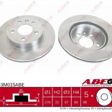 Tarcza hamulcowa ABE C3M015ABE - darmowa dostawa do 5000 warsztatw Motointegrator Partner i 170 sklepw Inter Cars