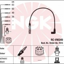 Zestaw przewodw zaponowych NGK 7015