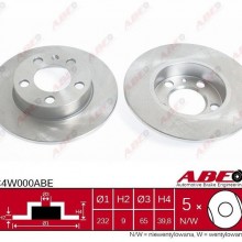 Tarcza hamulcowa ABE C4W000ABE - darmowa dostawa do 5000 warsztatw Motointegrator Partner i 170 sklepw Inter Cars