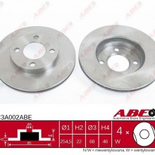 Tarcza hamulcowa ABE C3A002ABE - darmowa dostawa do 5000 warsztatw Motointegrator Partner i 170 sklepw Inter Cars