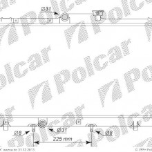 Chodnica wody TOYOTA COROLLA 97 - 00