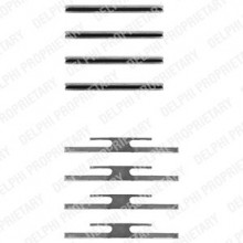 Zestaw instalacyjny klocka hamulcowego DELPHI LX0035