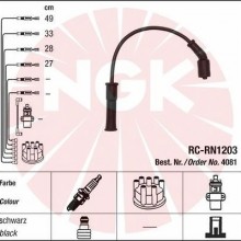 Zestaw przewodw zaponowych NGK 4081