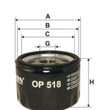 Filtr oleju FILTRON OP518 - darmowa dostawa do 5000 warsztatw Motointegrator Partner i 170 sklepw Inter Cars