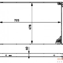Chodnica silnika HELLA 8MK 376 719-081
