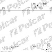 Chodnica wody HONDA CIVIC Sedan / COUPE 01-
