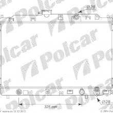 Chodnica wody HONDA CIVIC / CRX 88 - 91