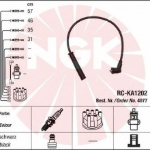 Zestaw przewodw zaponowych NGK 4077