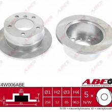 Tarcza hamulcowa ABE C4W006ABE - darmowa dostawa do 5000 warsztatw Motointegrator Partner i 170 sklepw Inter Cars
