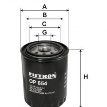 Filtr oleju FILTRON OP654 - darmowa dostawa do 5000 warsztatw Motointegrator Partner i 170 sklepw Inter Cars