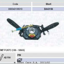 Prze��cznik zespolony pod kierownic� MAGNETI MARELLI 000043156010