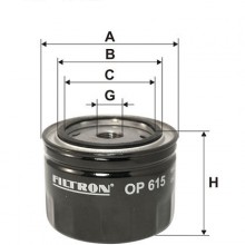 Filtr oleju FILTRON OP615 - darmowa dostawa do 5000 warsztatw Motointegrator Partner i 170 sklepw Inter Cars