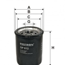 Filtr oleju FILTRON OP612 - darmowa dostawa do 5000 warsztatw Motointegrator Partner i 170 sklepw Inter Cars