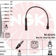 Zestaw przewodw zaponowych NGK 5903