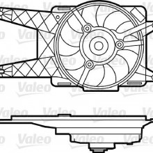 Wentylator chodnicy VALEO 698562