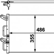 Chodnica klimatyzacji HELLA 8FC 351 302-411