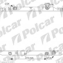 Chodnica wody TOYOTA CAMRY 01-