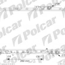 Chodnica wody MITSUBISHI COLT / LANCER 92-