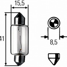 arwka C10W HELLA 8GM 002 091-251