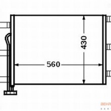 Chodnica klimatyzacji HELLA 8FC 351 306-061